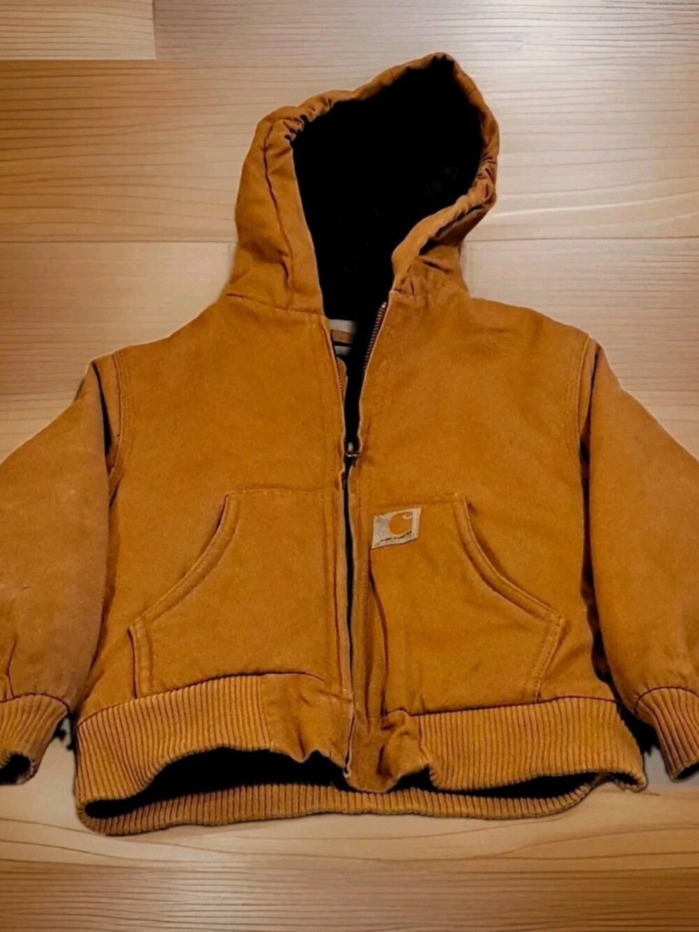 Carhartt Kids Active Jacket - Brown Duck Canvas - XXS (4-5) - CP8417